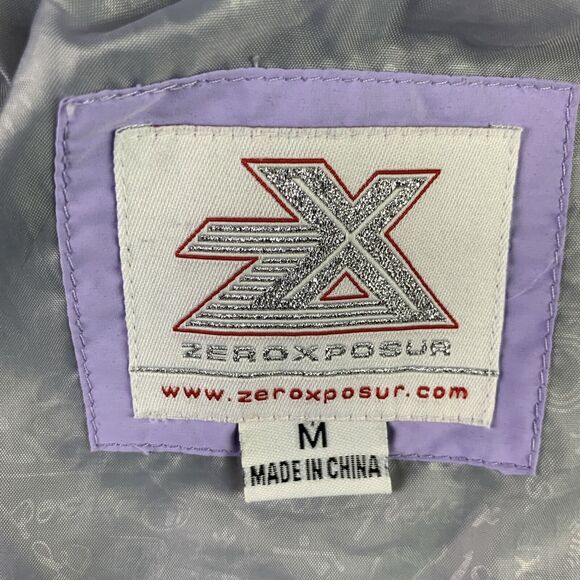 ZeroXposur Jacket Womens Medium Purple Quilted Funnel Neck Full Zip Outdoor - Picture 9 of 13